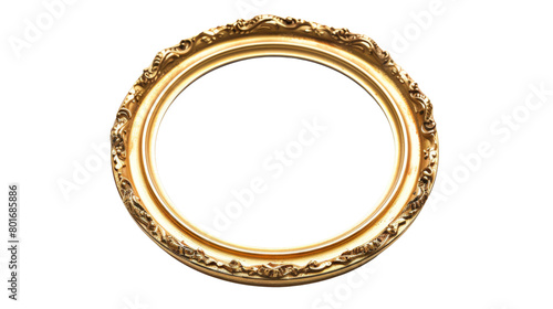 Antique circle frame