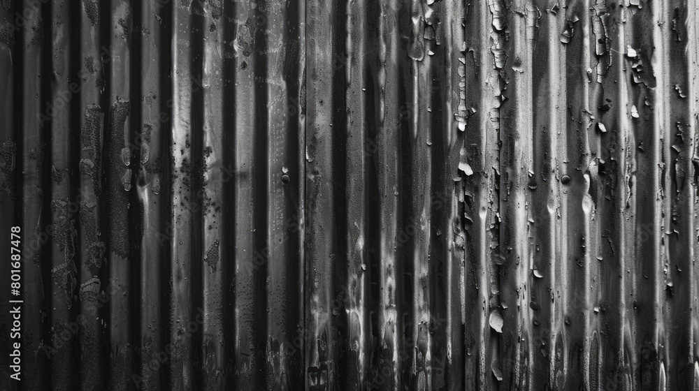 The image is a black and white photo of a rusted metal railing The image is a black and white photo of a rusted metal railing
