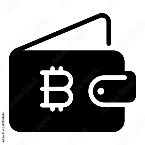 wallet glyph icon