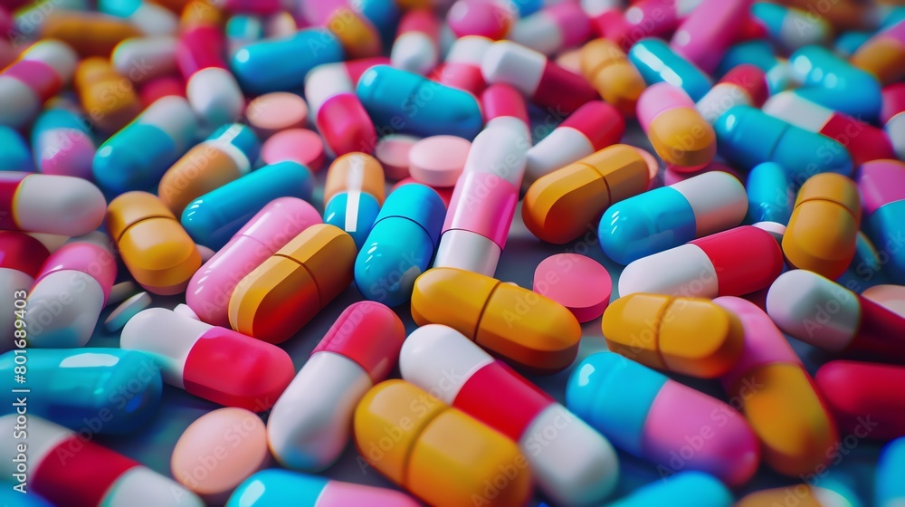medicine capsule close up medicine capsule close up