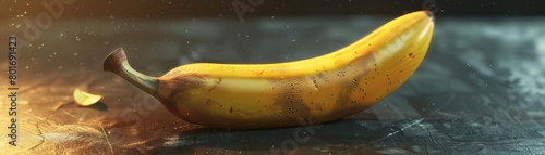 This image shows a very old banana.