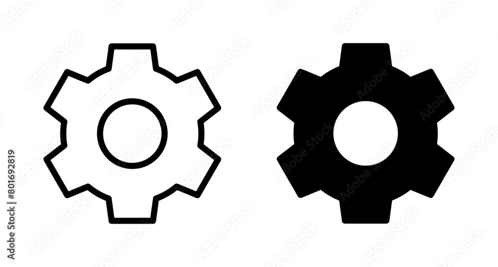 setting Icon vector isolated on white background. setting vector icon. Cog settings Icon Symbol. Gear setting Icon vector isolated on white background. setting vector icon. Cog settings Icon Symbol. Gear