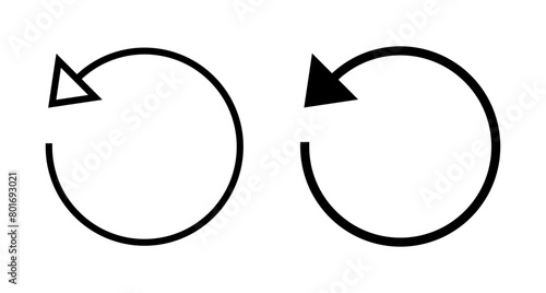 Refresh icon vector isolated on white background. Reload icon vector. Update icon. convert icon