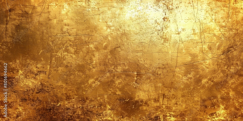 Obraz premium Golden shiny background texture. Gold metal foil texture. Beautiful luxury background