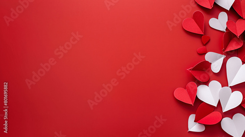 Love Themed Background With Copy Space Area photo