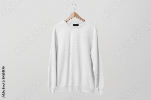 Blank white sweater, simple apparel in unisex design © Rawpixel.com