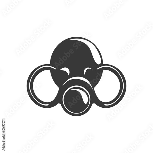 silhouette baby pacifier full black color only
