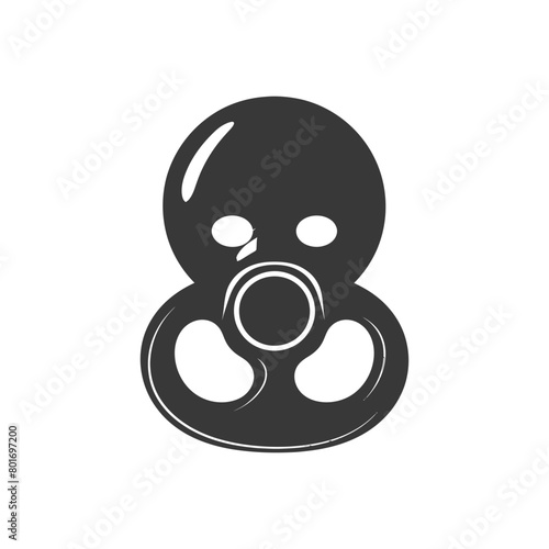 silhouette baby pacifier full black color only