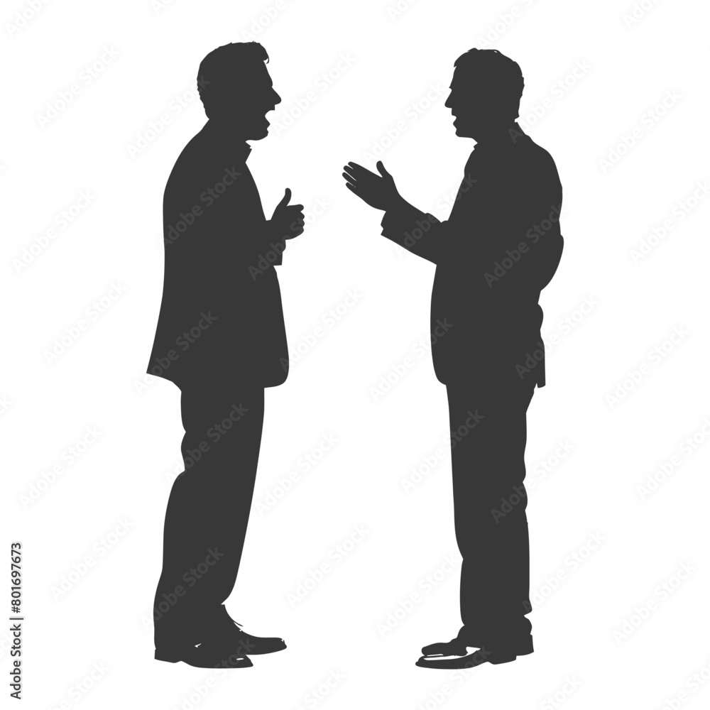 silhouette boss shouts at employee full body black color only silhouette boss shouts at employee full body black color only
