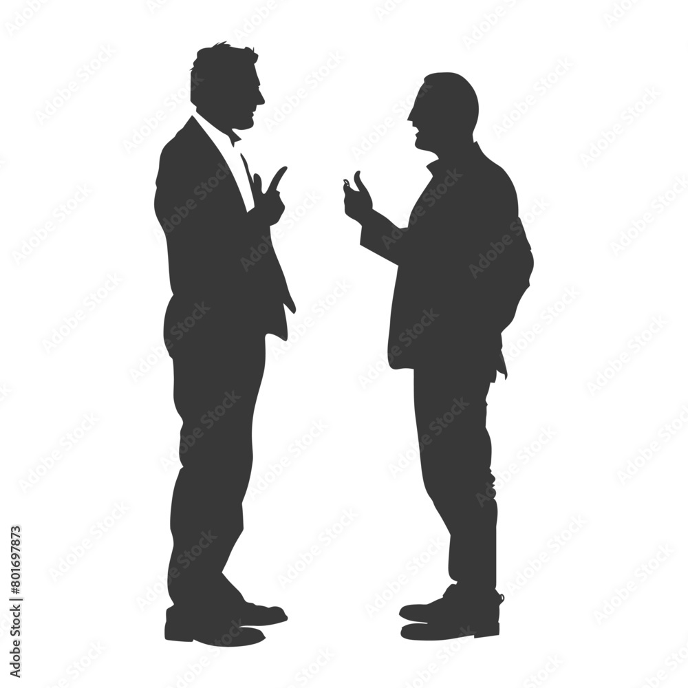 silhouette boss shouts at employee full body black color only silhouette boss shouts at employee full body black color only