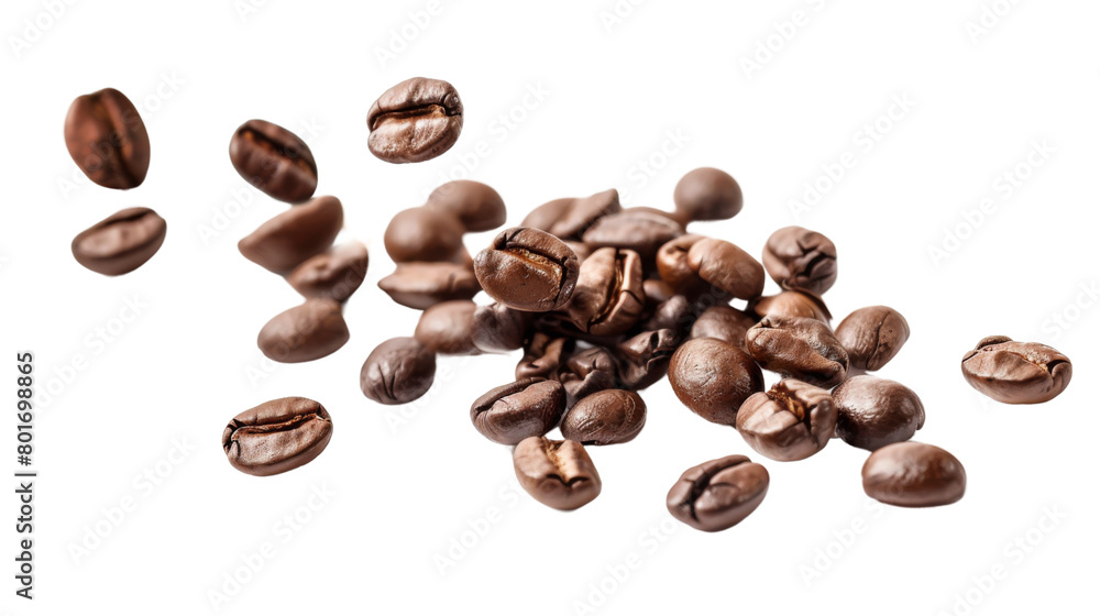 Falling coffee beans Falling coffee beans