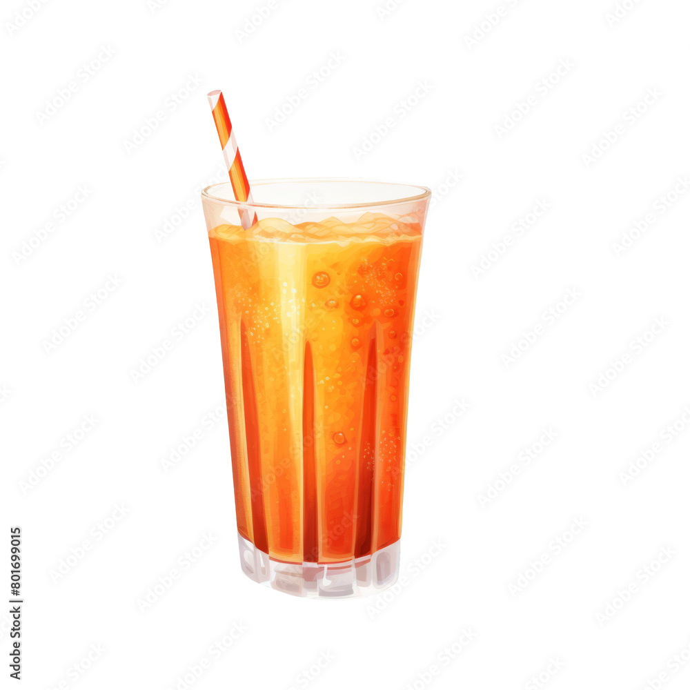 carrot juice Isolated Detailed Watercolor Hand Drawn Painting Illustration carrot juice Isolated Detailed Watercolor Hand Drawn Painting Illustration