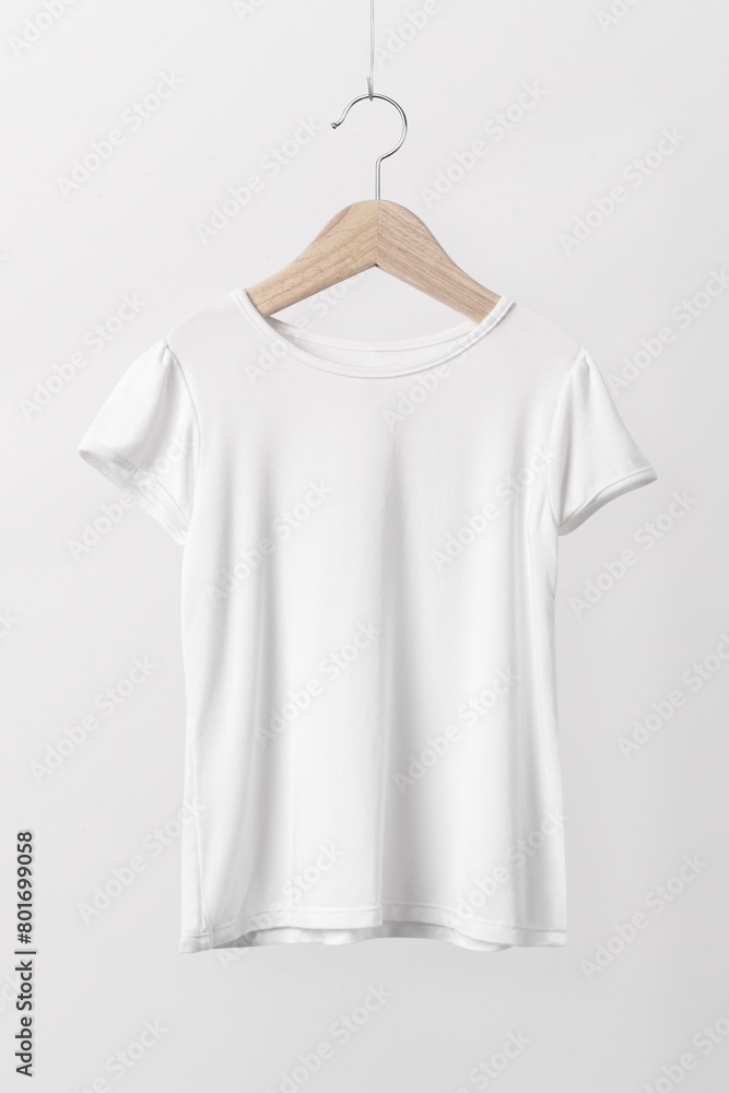 Women’s t-shirt, white casual fashion in realistic design Women’s t-shirt, white casual fashion in realistic design