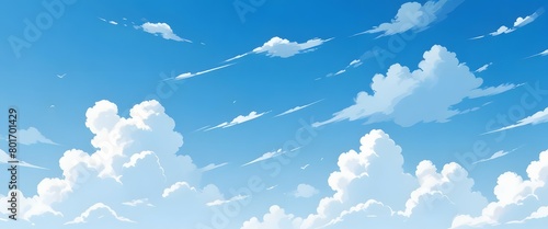 clouds in the sky with a blue sky