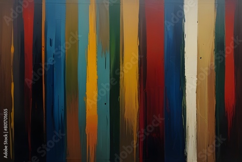 Brush strokes in the style of modern abstraction. The painting is done in oil on canvas Generative AI 