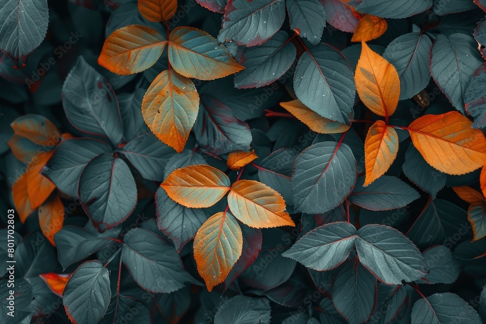 beautiful leaves for the background - generative ai beautiful leaves for the background - generative ai