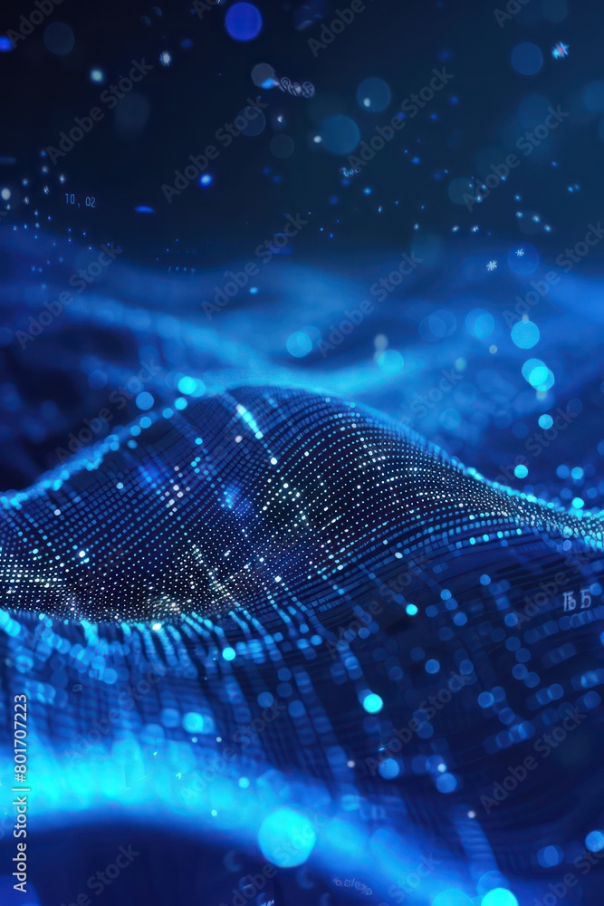 abstract futuristic data blue streams abstract futuristic data blue streams