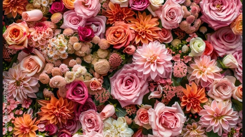 Write a blog post highlighting the top 10 flower varieties perfect for crafting a breathtaking nature flower wall for wedding backdrops  