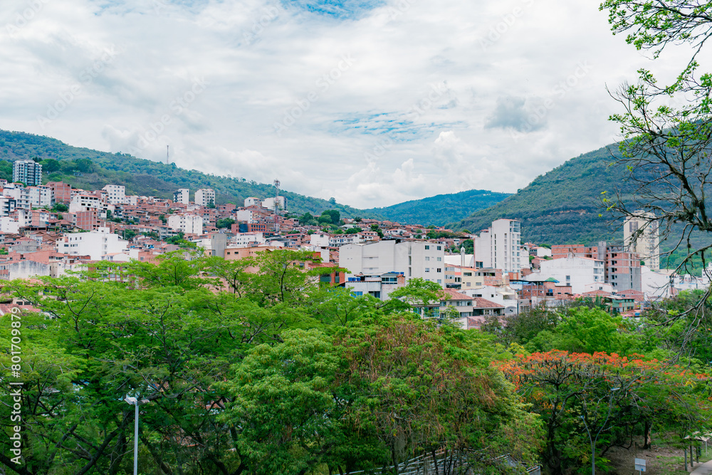 landscape of san gil santander city