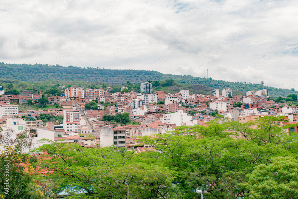 Obraz premium landscape of san gil santander city