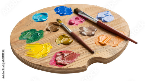 Wooden art palette 