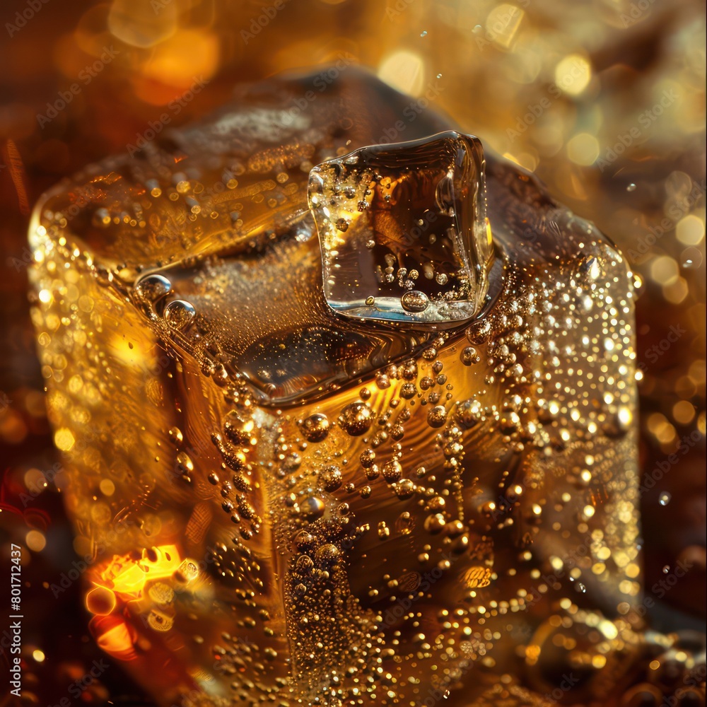 ice cube in cola sparkling ice cube in cola sparkling