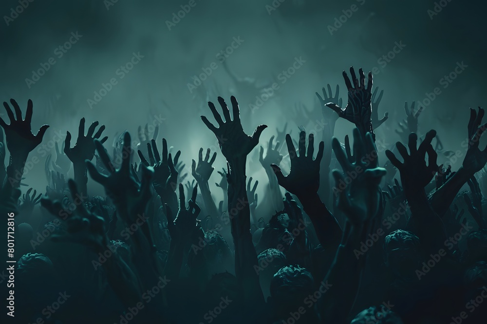 Night Background with Scary and Creepy Elements for Festive Themes Night Background with Scary and Creepy Elements for Festive Themes