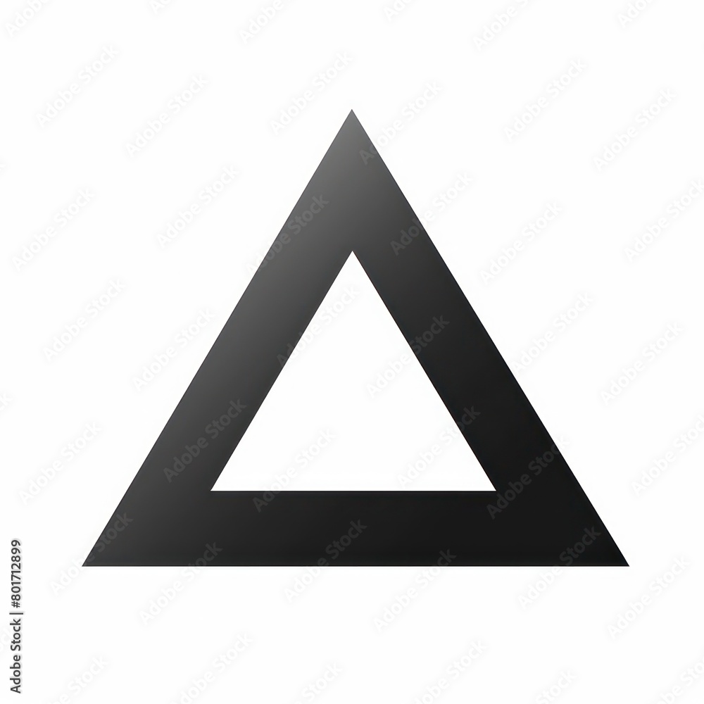 triangle icon logo design, white background triangle icon logo design, white background