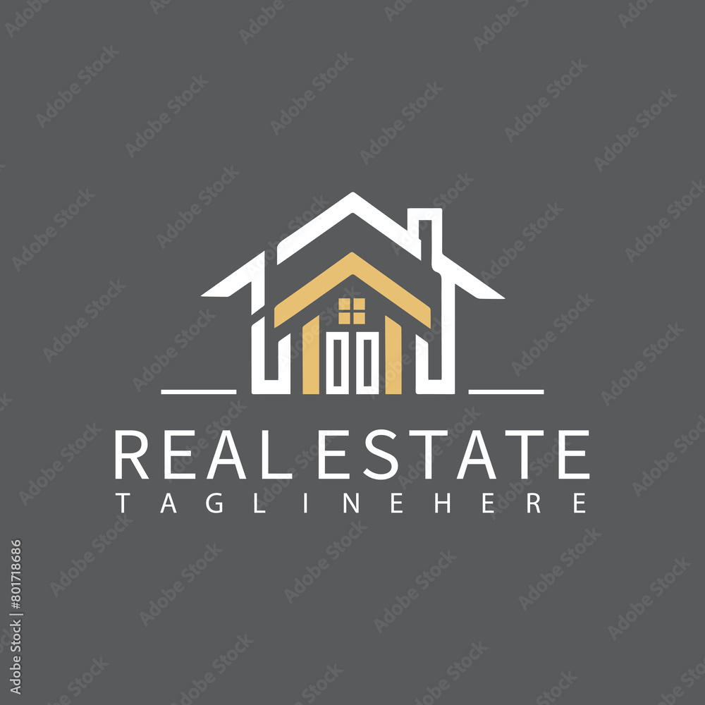 OO initial monogram logo real estate style design vector.