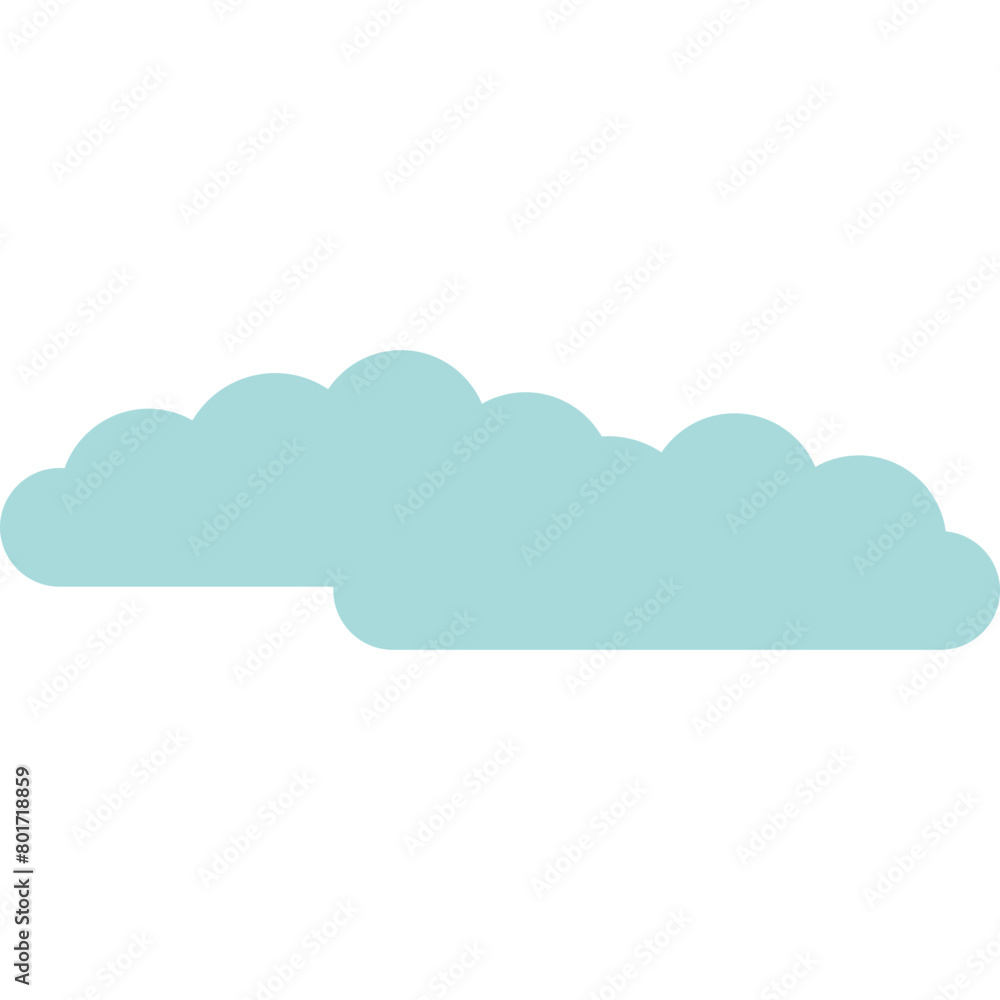 Cute Cloud Decorative Element Cute Cloud Decorative Element