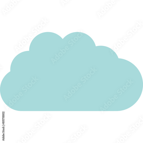 Cute Cloud Decorative Element