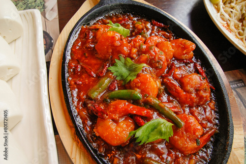 칠리 새우