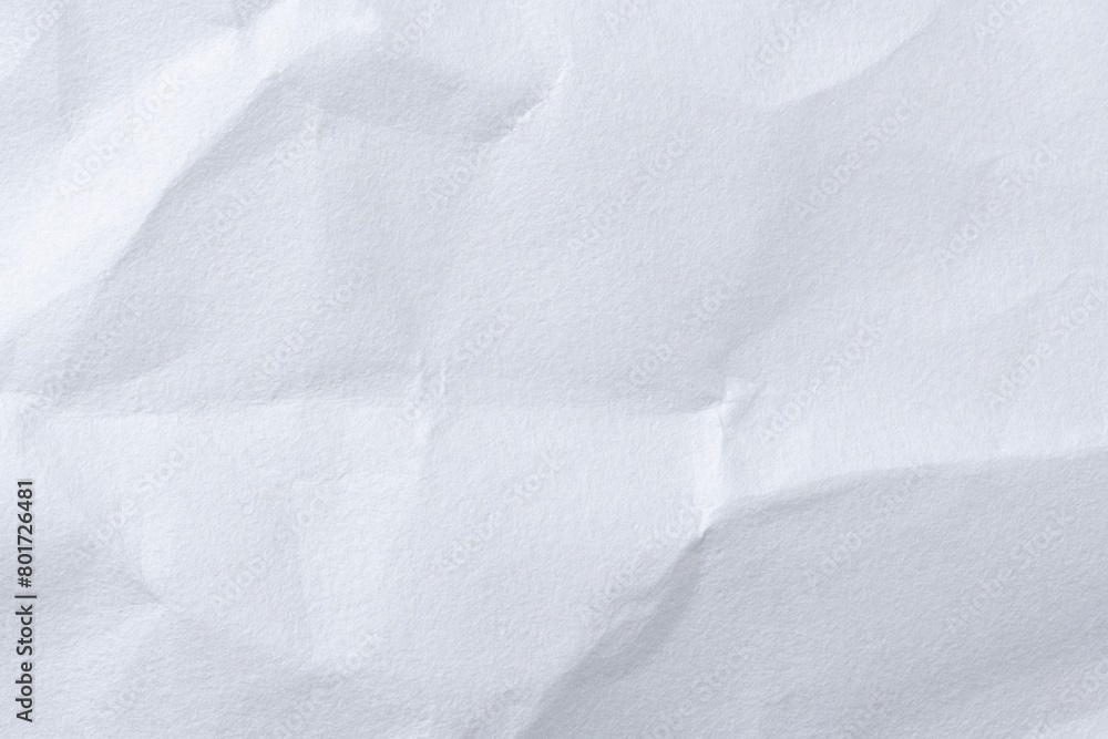 Fototapeta premium White background, crumpled paper texture design