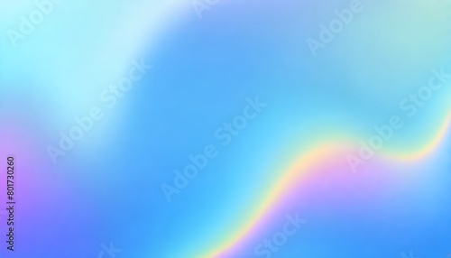 Abstract fluid iridescent holographic neon curved wave in motion colorful background. Gradient design element for backgrounds, banners, wallpapers, posters and covers.