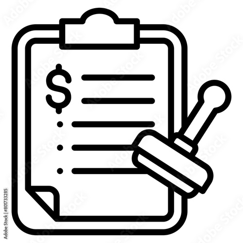 Regulatory Reporting  Icon Element For Design