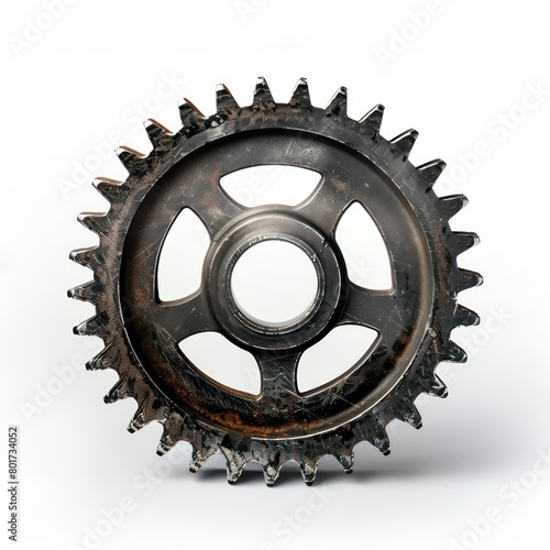 gear on a white background