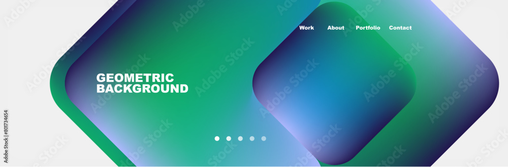 a geometric background with a blue and green gradient . High quality a geometric background with a blue and green gradient . High quality