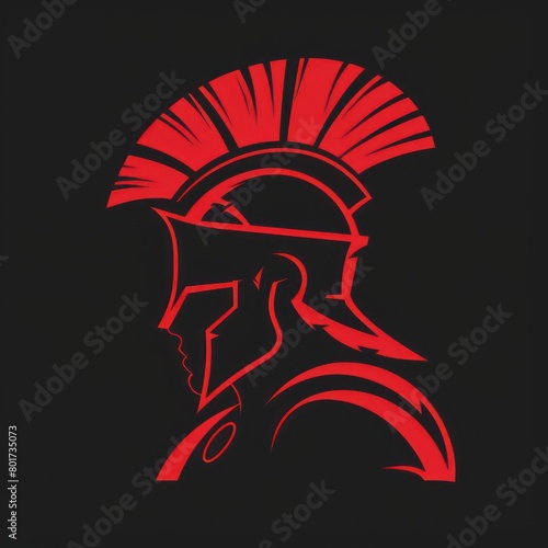  roman legionnaire warrior logo design