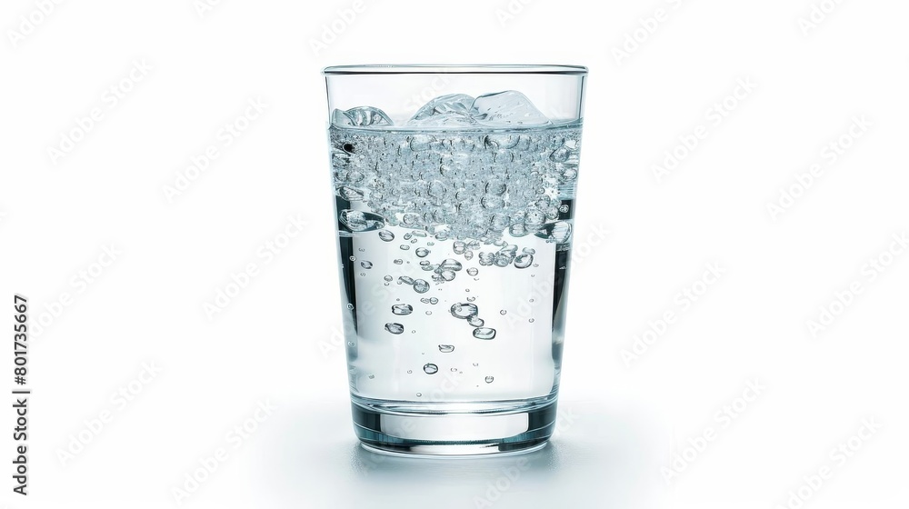 clear glass of pure water isolated on white background refreshing beverage concept product photography clear glass of pure water isolated on white background refreshing beverage concept product photography