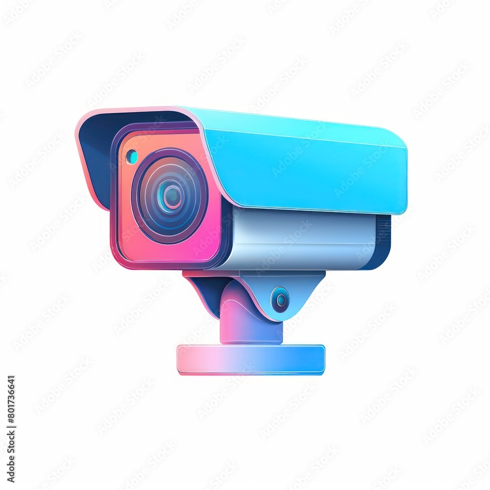 surveillance camera icon, white background surveillance camera icon, white background