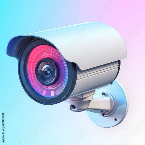 surveillance camera icon, white background