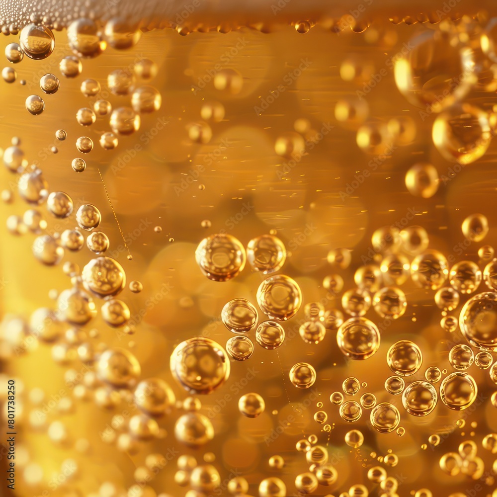 beer bubbles on a glass beer bubbles on a glass