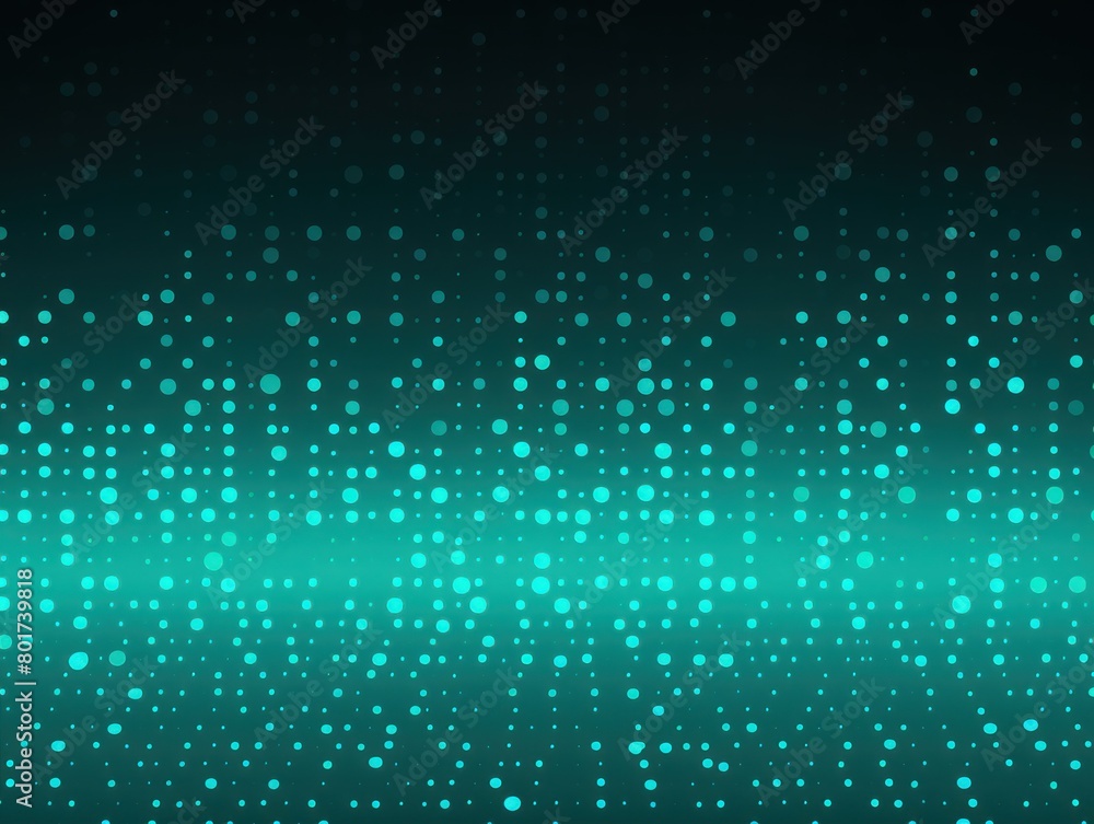 Teal LED screen texture dots background display light TV pixel pattern monitor screen blank empty pattern with copy space for product design or text copyspace