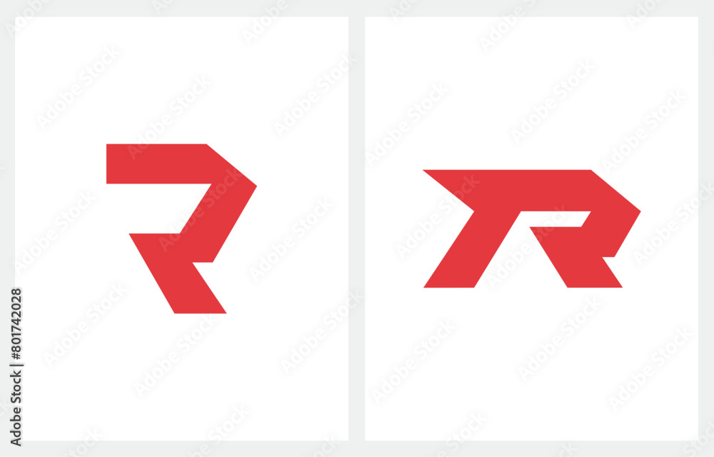 R Letter Initial Logo Design Template Vector Illustration R Letter Initial Logo Design Template Vector Illustration