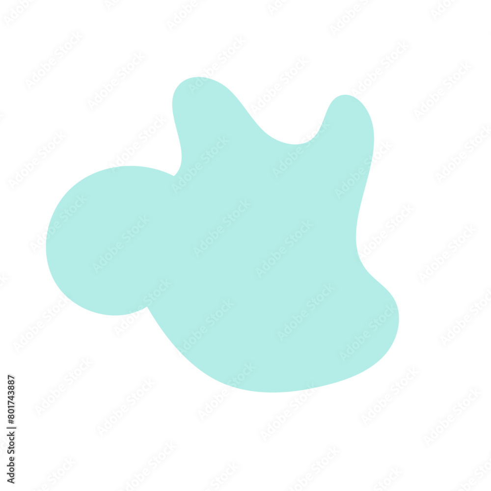 Obraz premium Spring Coloured Abstract Shape Decor Vectors