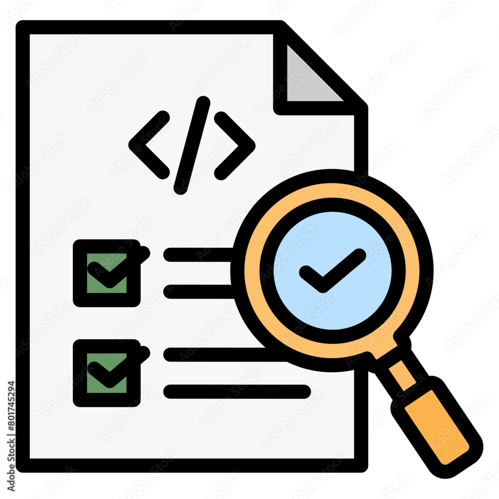 Test Coverage Icon Element For Design Test Coverage Icon Element For Design
