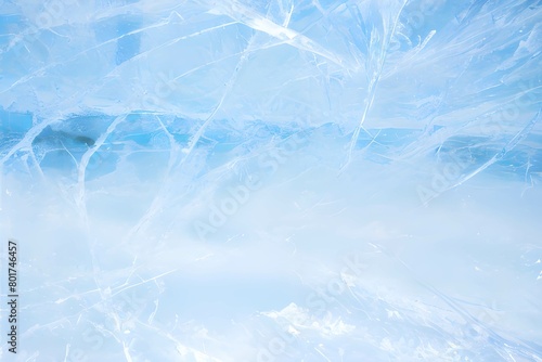 冬の氷の模様の背景イメージ
