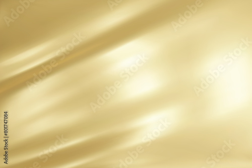 Abstract light yellow gradient background. Minimalistic subtle wavy yellow silk texture. 3D vector illustration.