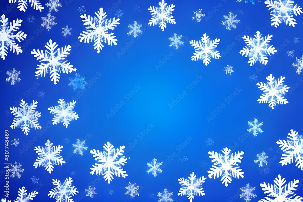 雪のモチーフのクリスマスカード、冬 雪のモチーフのクリスマスカード、冬