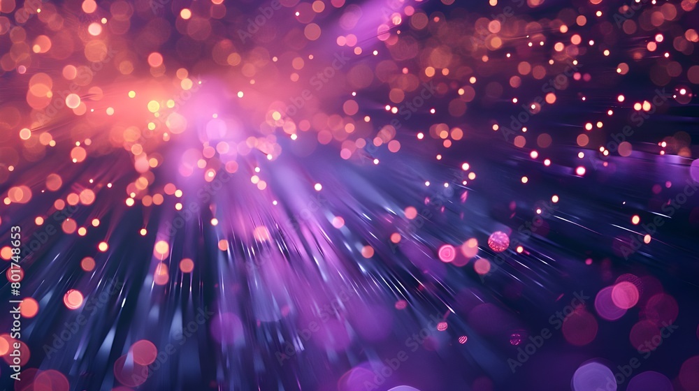 Fototapeta premium Colorful optic fiber electrical cables wires neon waves lines abstract 3d ai design background pattern glow colored streams information optical connection internet web multicolor data led technology